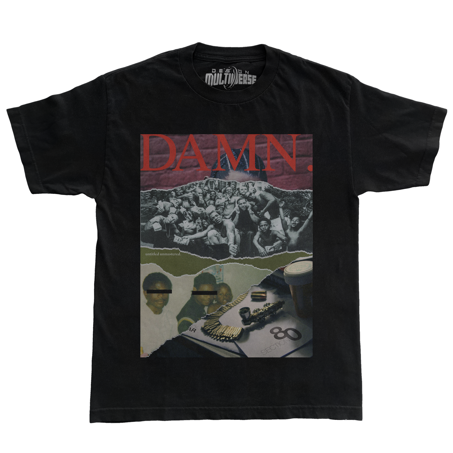 Kendrick Lamar Album Cover Collage T Shirt