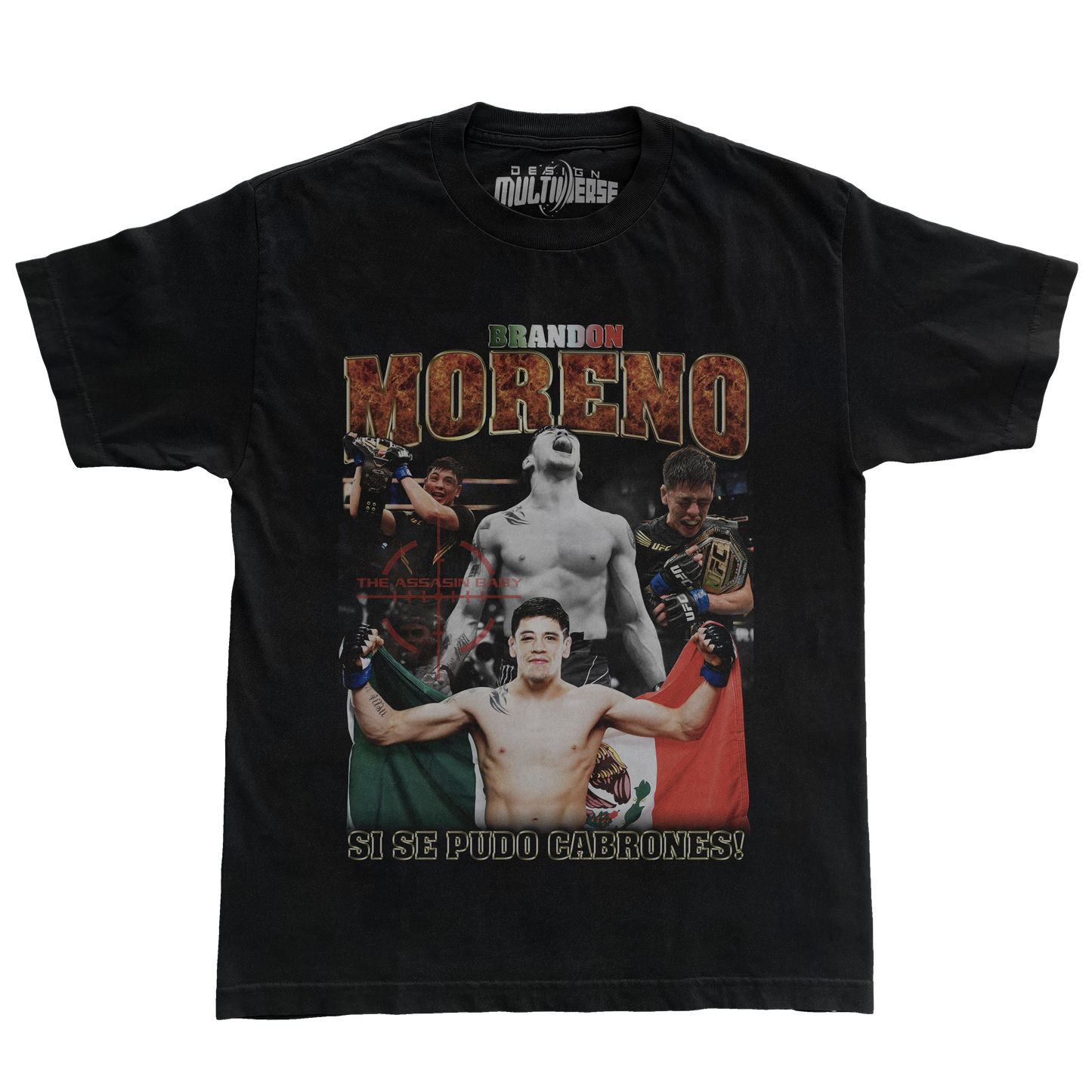 Brandon Moreno Assasin Baby MMA Champion T Shirt