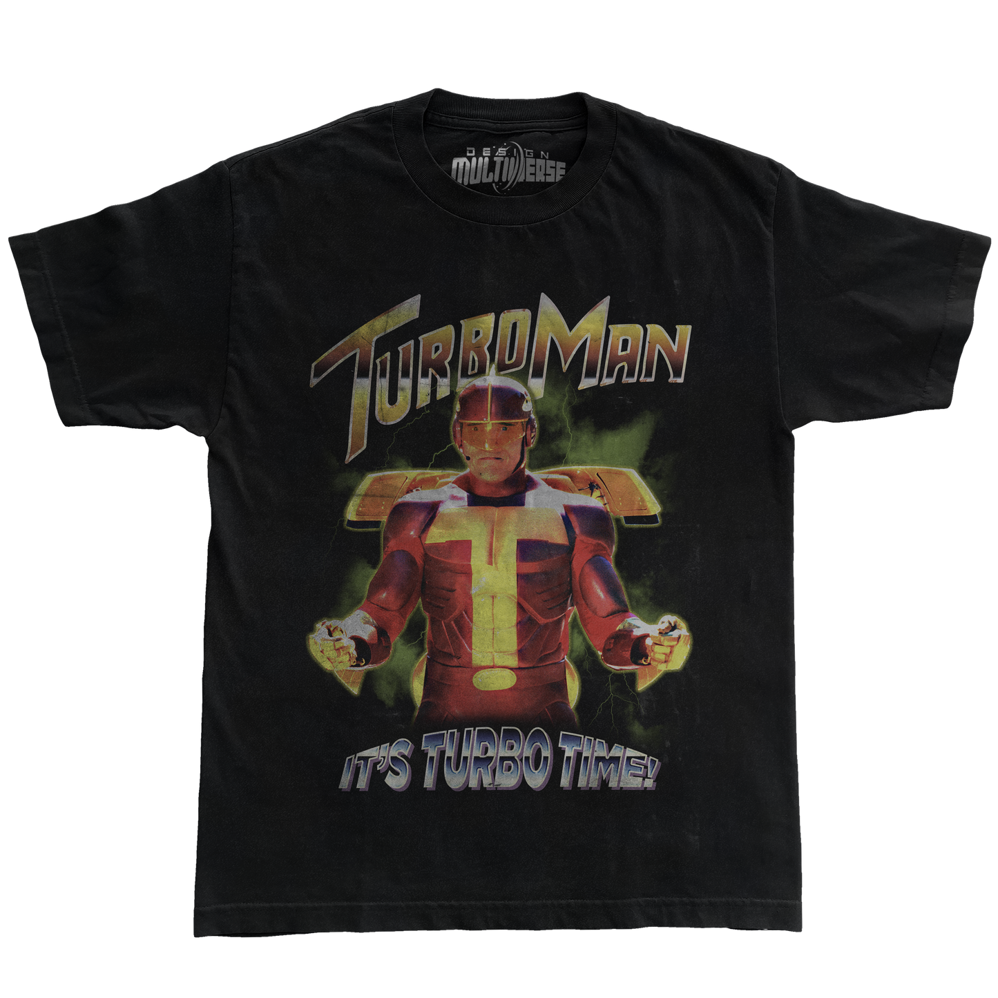 Turbo Man Jingle All The Way Vintage Style T Shirt