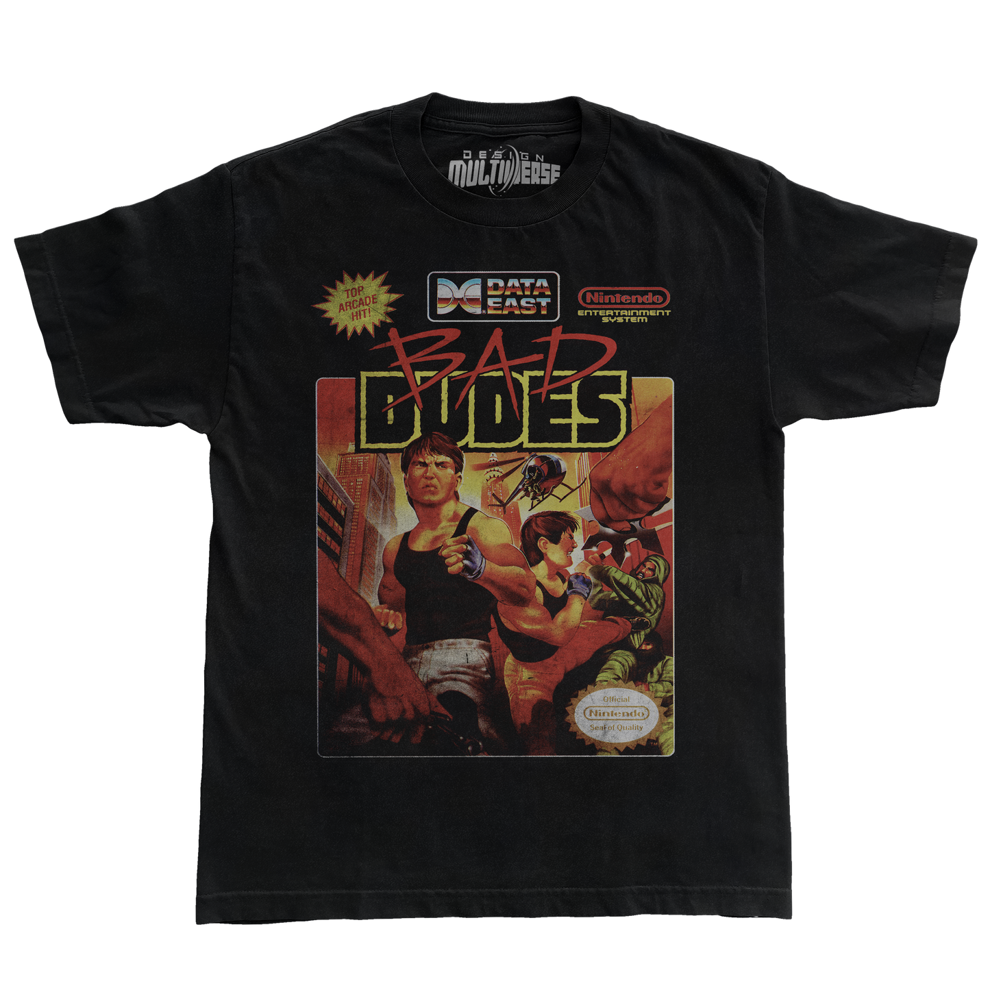 Bad Dudes Nes Video Game T Shirt