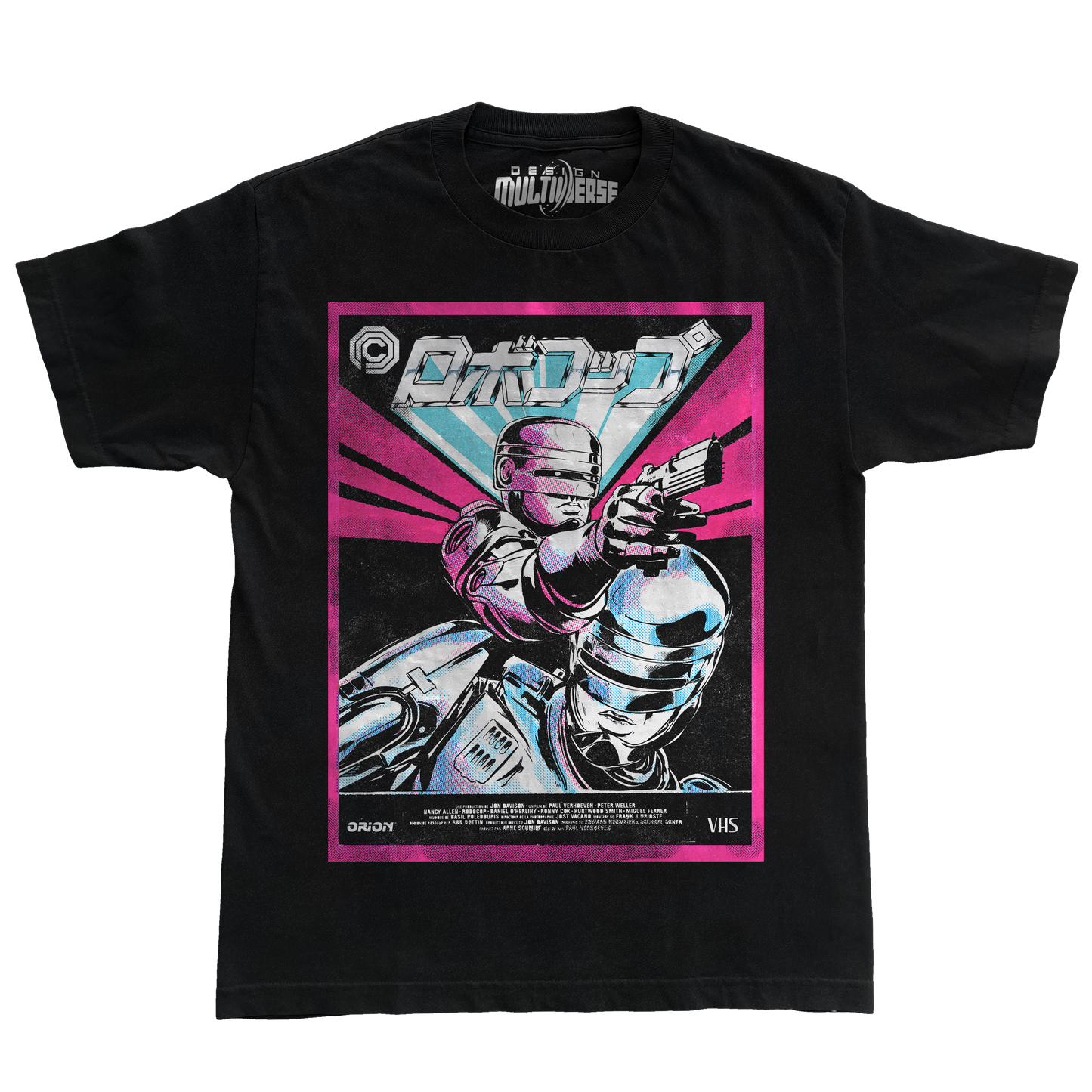 Robocop Pink VHS T Shirt