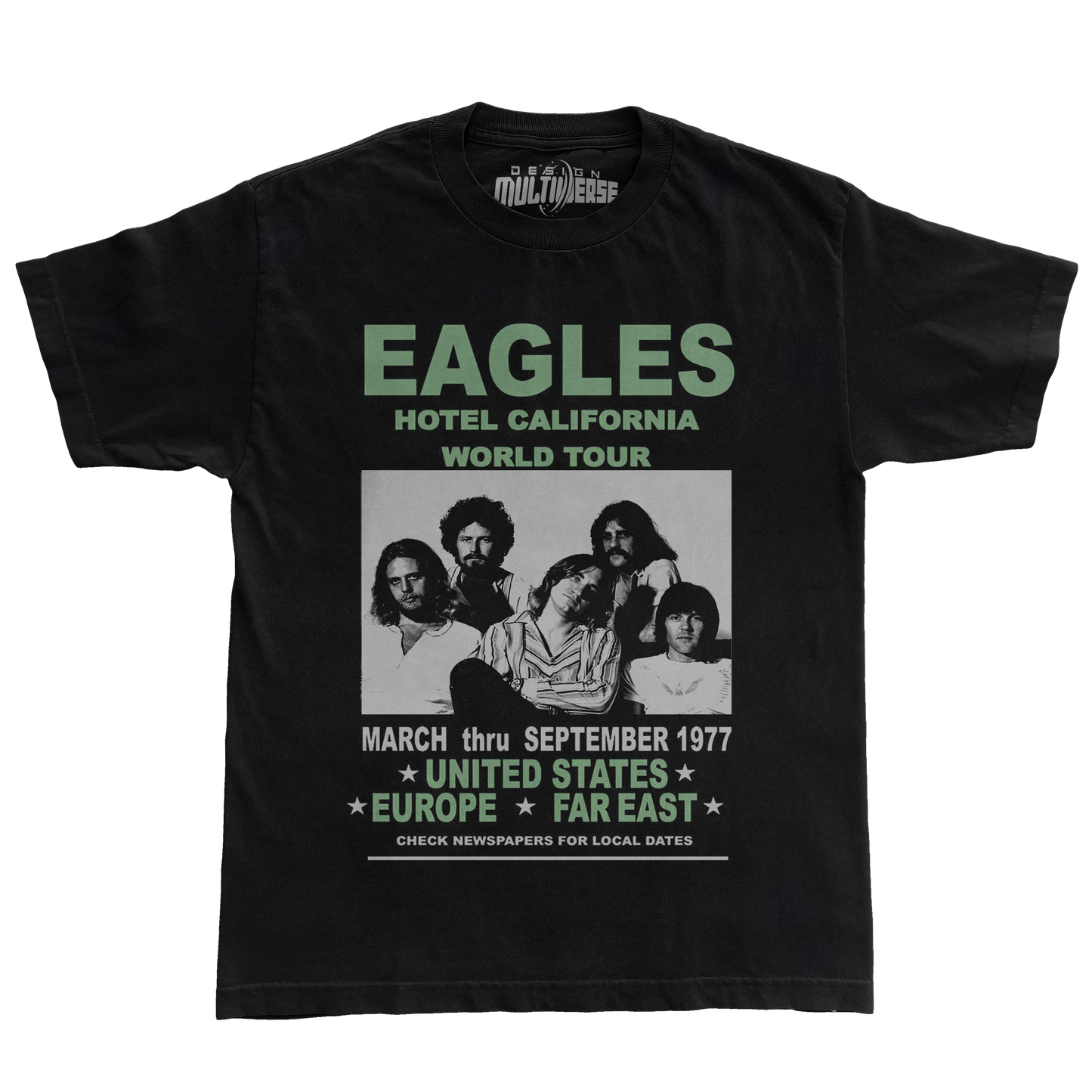 Eagles Band World Tour Poster T Shirt