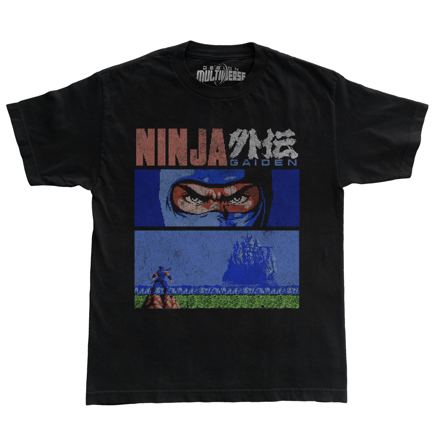 Ninja Gaiden Retro Video Game T Shirt