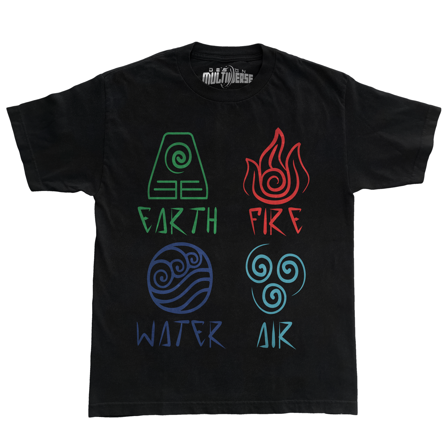 AVATAR THE LAST AIRBENDER 4 ELEMENTS T Shirt