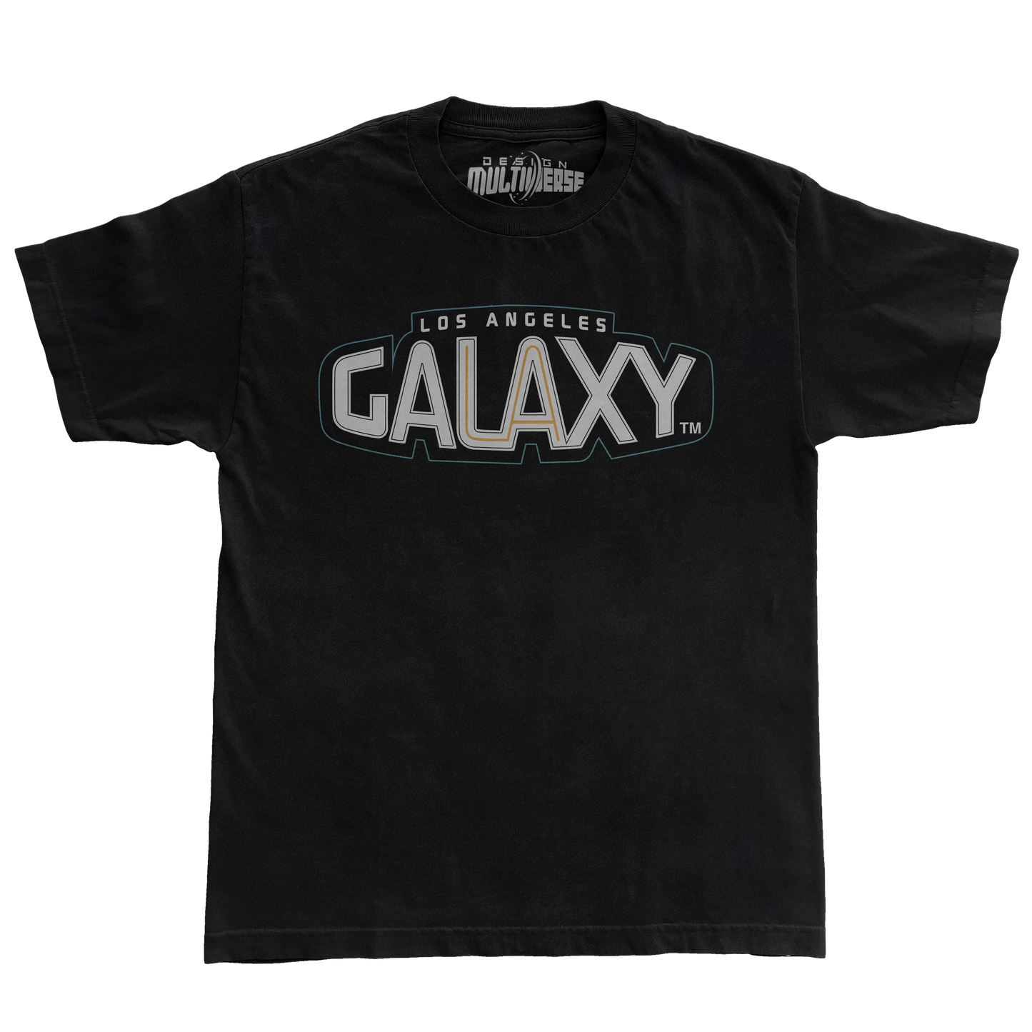 Los Angeles Galaxy Soccer Throw Back Logo T Shirt