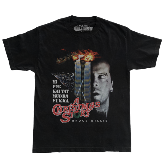 Die Hard Christmas Story Mashup Movie Poster T Shirt