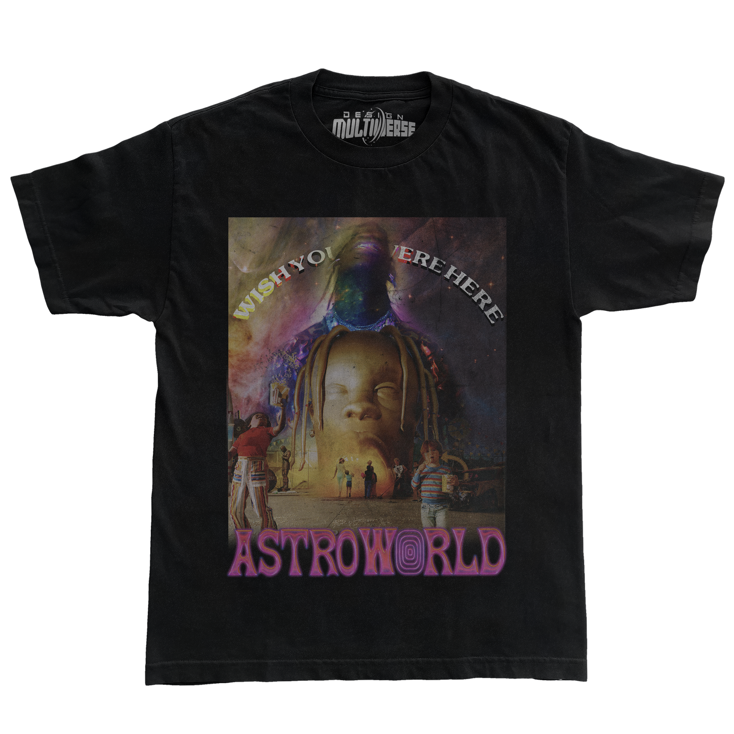 Travis Scott Astro World Vintage Style T Shirt